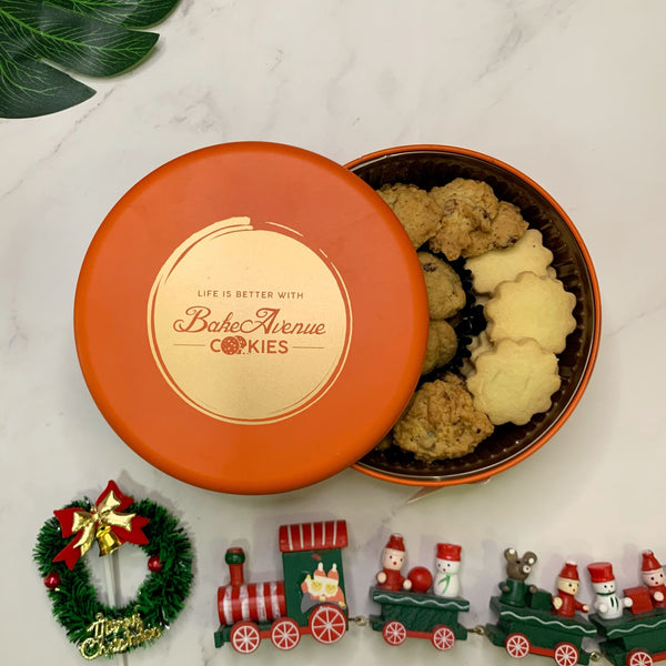 Corporate Orders - Christmas Goodies (Assorted cookies in a tin) with your company tag/Christmas greetings