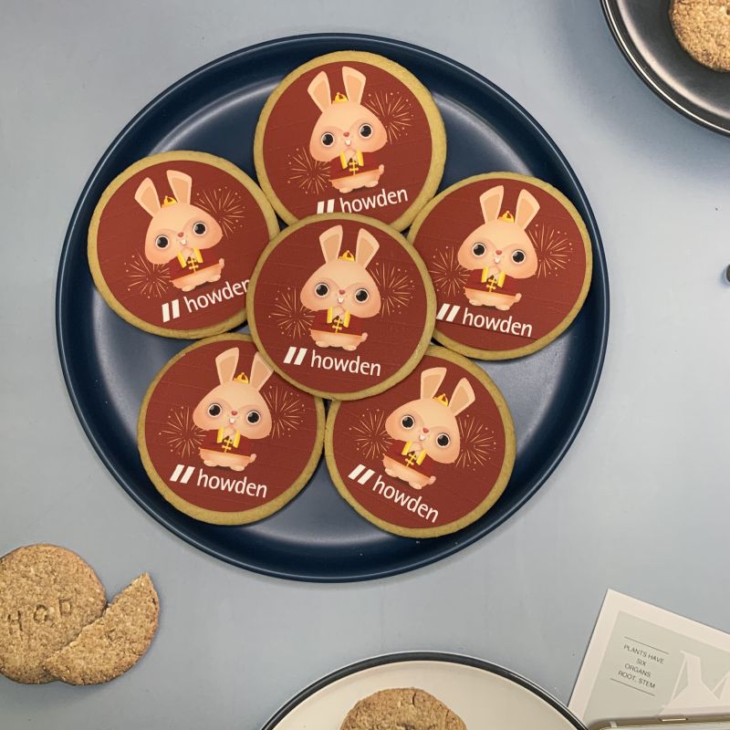 Corporate Orders - CNY Round Theme Cookies