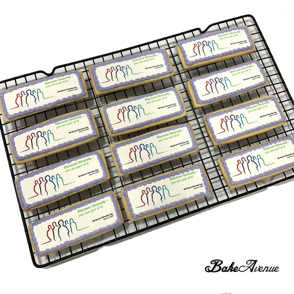Corporate Orders - Customised Cookies - Company Event (Rectangle)