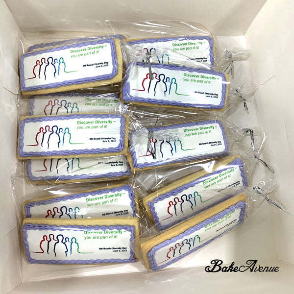 Corporate Orders - Customised Cookies - Company Event (Rectangle)