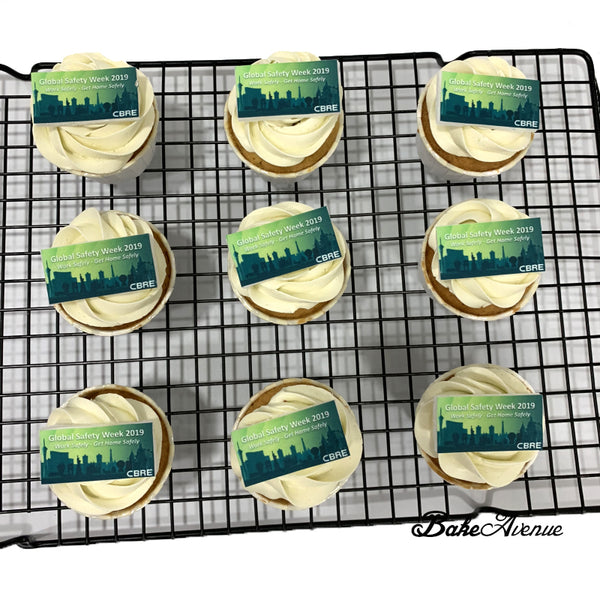 Corporate Orders - Cupcakes - Company Event (Logo on fondant)