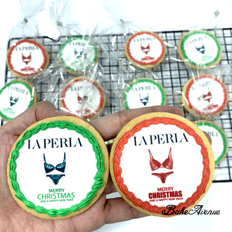 Corporate Orders - Christmas Cookies - Company Product & Logo