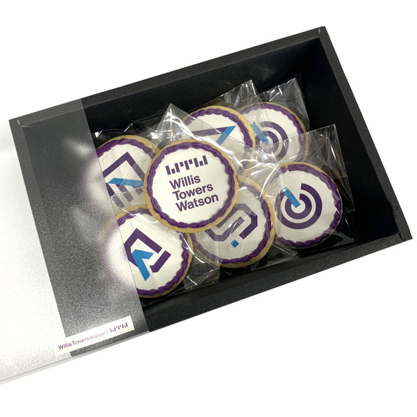 Corporate Orders - Customised Cookies - Company Logo (Round)