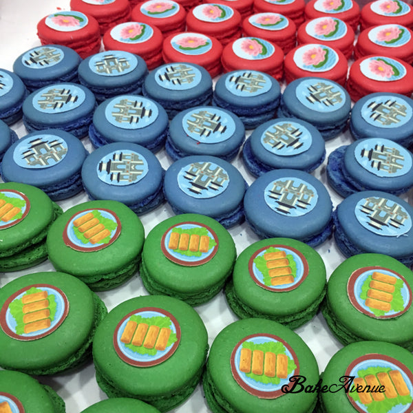 Corporate Orders - Round Macarons | Company Event (Edible Image)