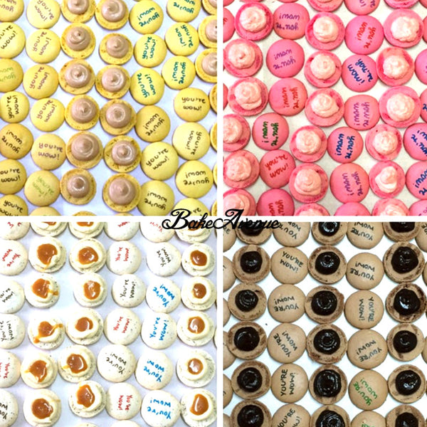 Corporate Orders - Customised Design Macarons | Company Message