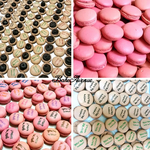 Corporate Orders - Customised Design Macarons | Company Message