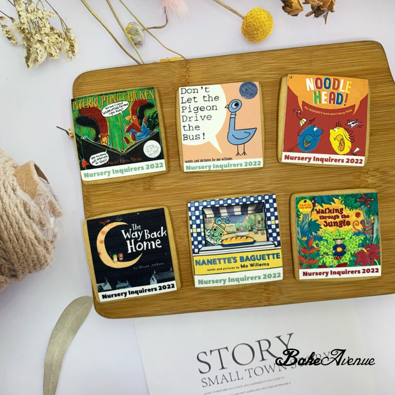 Storybook icing image Cookies (Square - without skirting)