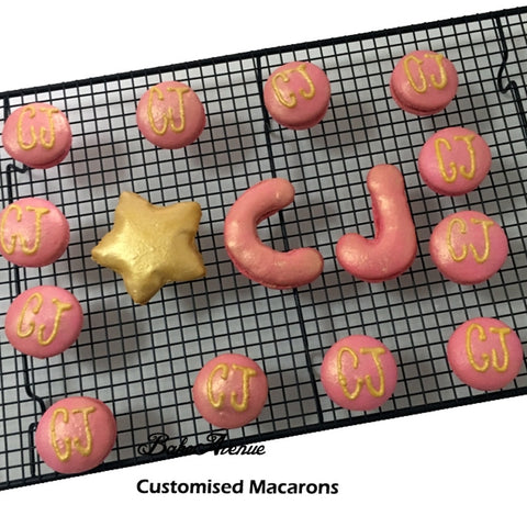 Customised Alphabet Macarons