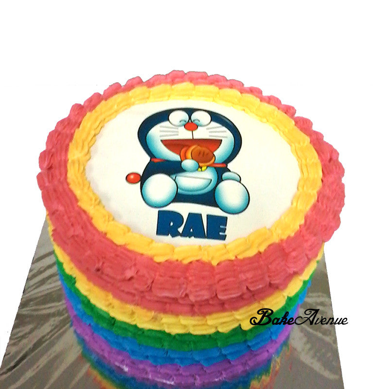 Doraemon Rainbow Cake