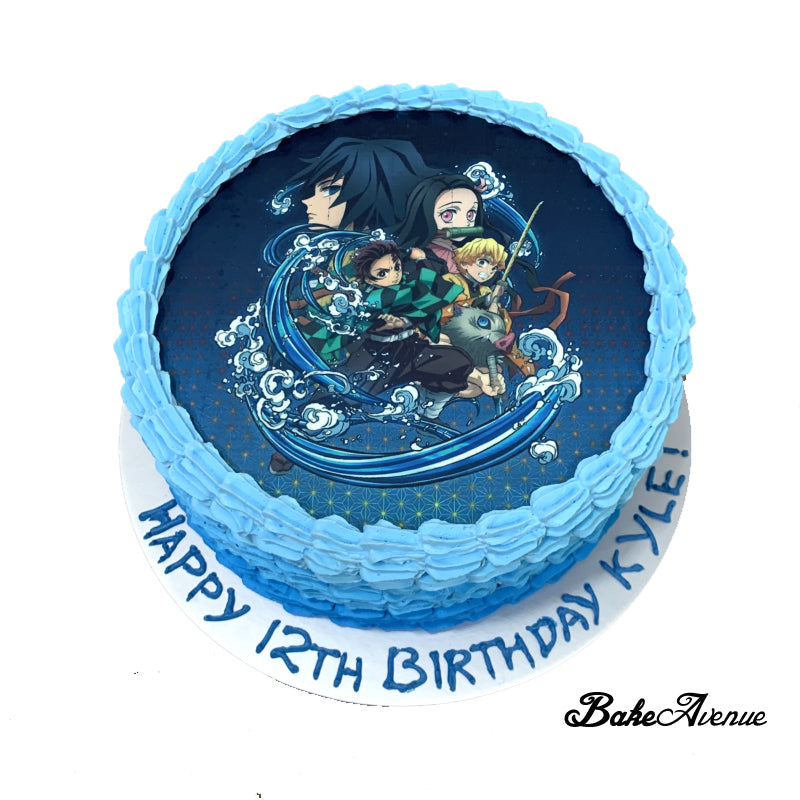 Anime themed cake . . . #fondant #buttercreamcake #chocolate #redvelvet  #cakedecoration #caketutorial #love #forher #birthday… | Instagram