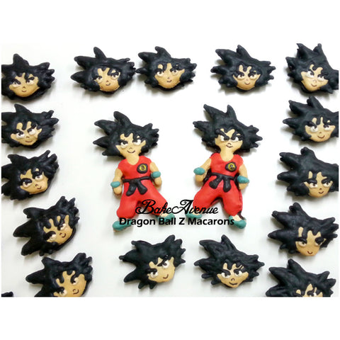 Dragon Ball Z Face Macarons