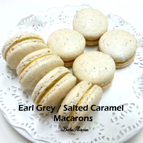 Macarons II - Earl Grey/ Salted Caramel & Blueberry Cream Cheese macarons Baking Class