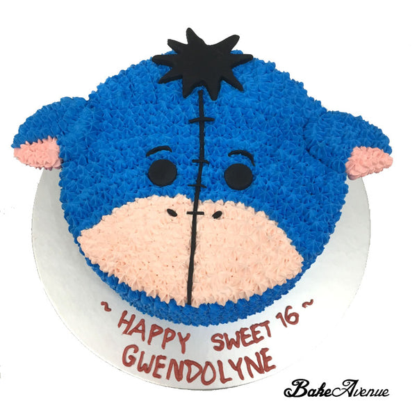 Tsum Tsum Face Cake - Eeyore