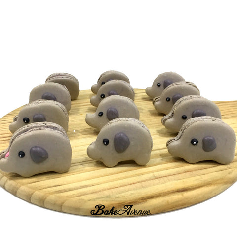 Elephant (Grey) Macarons