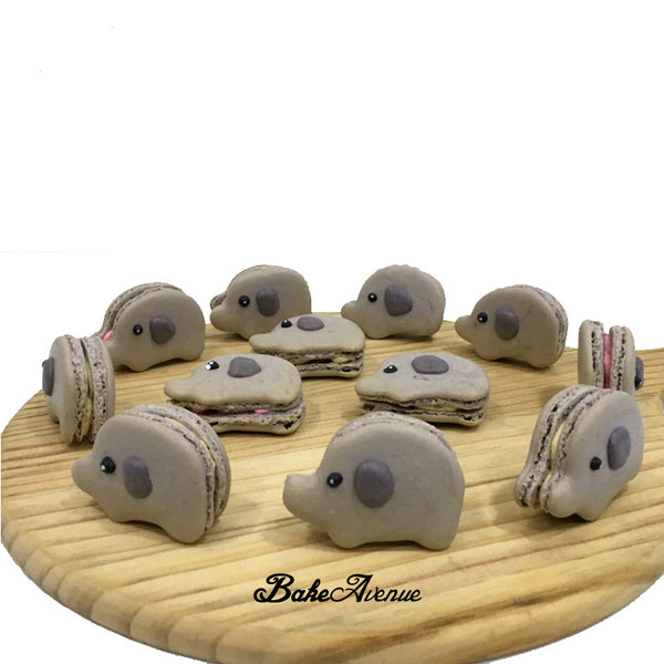 Elephant (Grey) Macarons