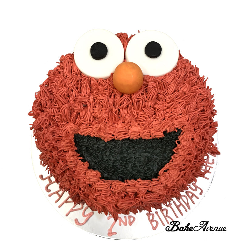 Sesame Street - Elmo Face Cake (Furry)