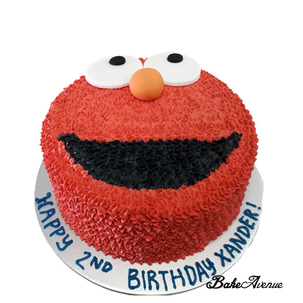 Sesame Street - Elmo Face Cake