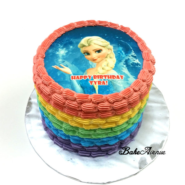 Frozen Rainbow Cake
