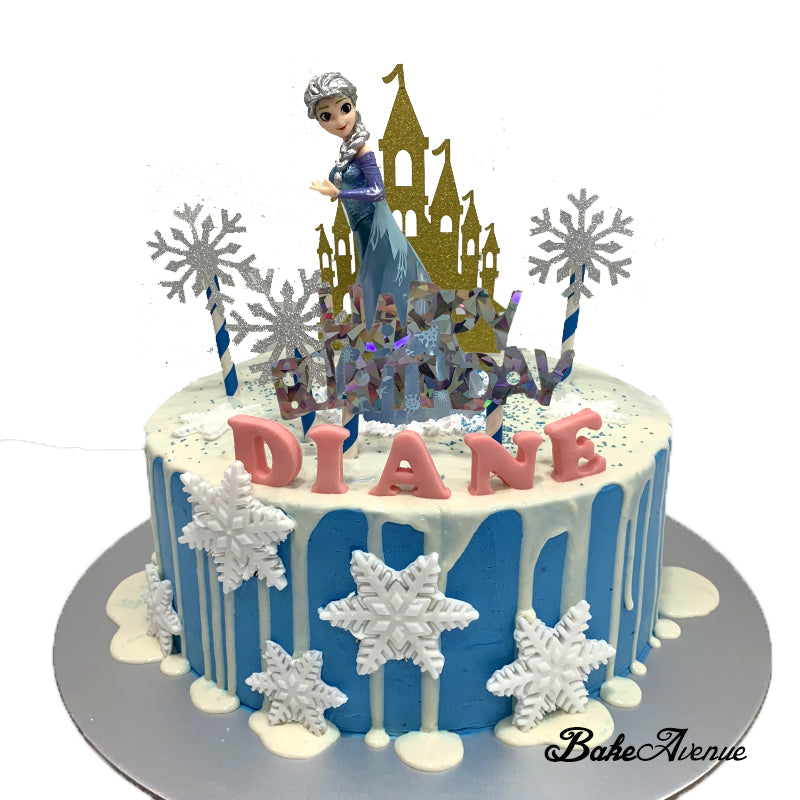 FROZEN AND FRIENDS CAKE | THE CRVAERY CAKES