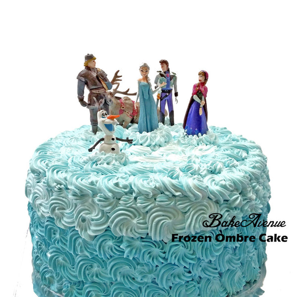 Frozen Ombre Cake