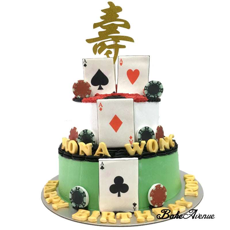 Casino cake For order call or Whatsapp:8003366350 | Instagram