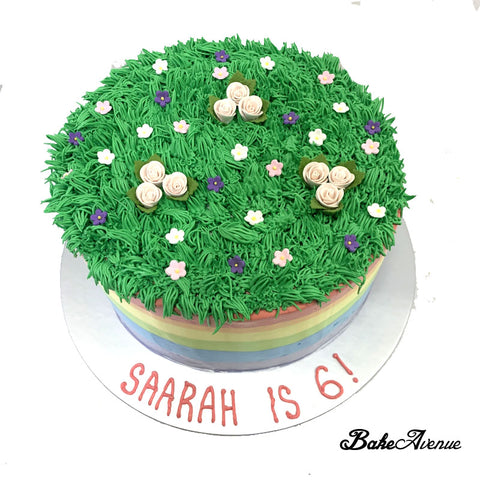 Floral/ Garden Freshcream Cake