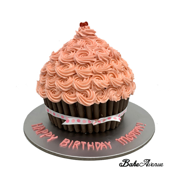 Baby Smash Cake - Giant Cupcake (Girl)