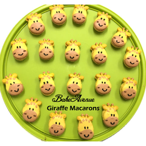 Giraffe Macarons