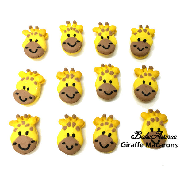 Giraffe Macarons