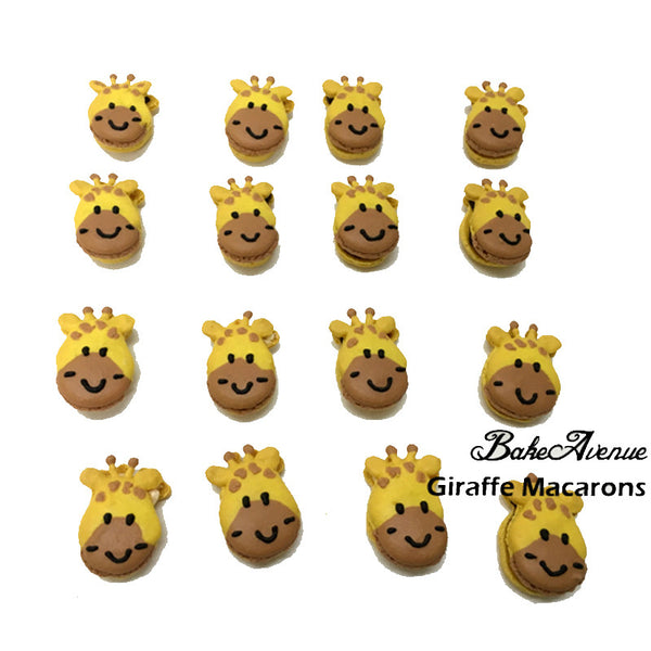 Giraffe Macarons