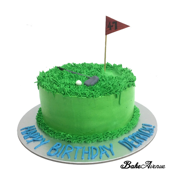 Golf Theme Cake (Golf Stick)
