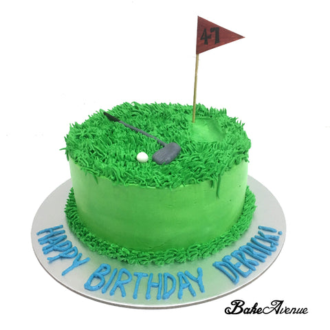 Golf Theme Cake (Golf Stick)