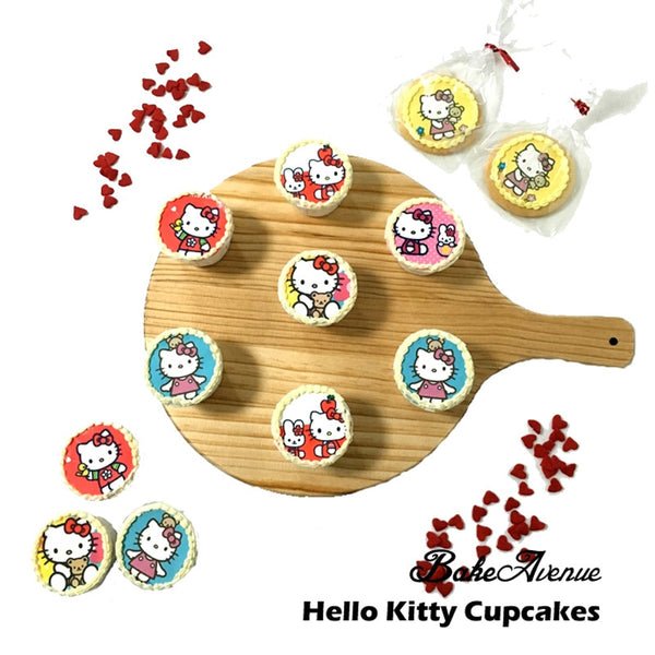 Hello Kitty icing image Cupcakes