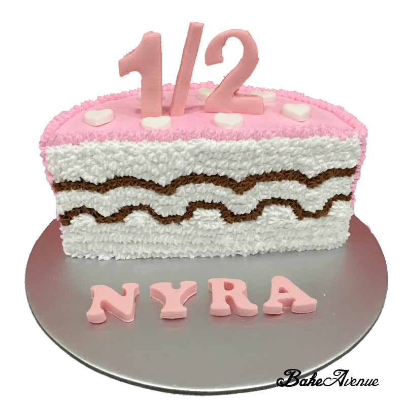 Half Year Old Pink Cake