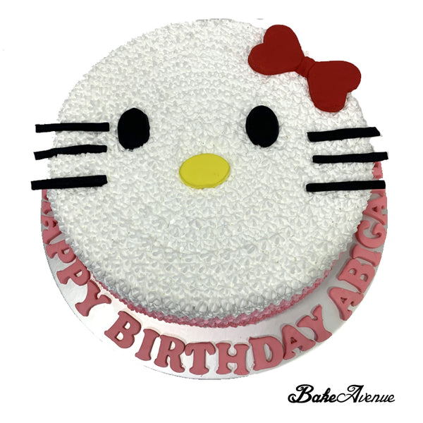 Hello Kitty Face Cake