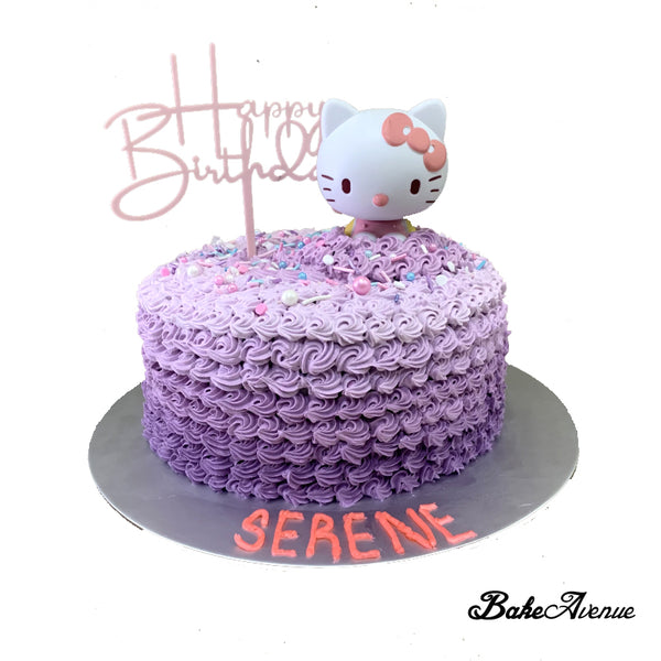 Hello Kitty Topper Ombre Cake (Design 2)