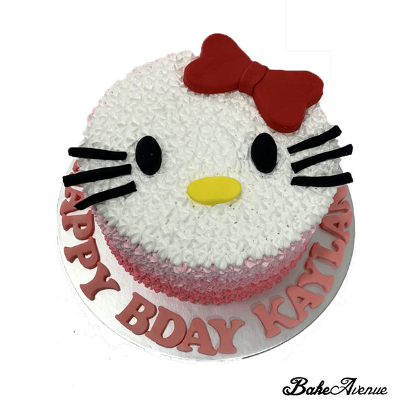Hello Kitty Face Cake