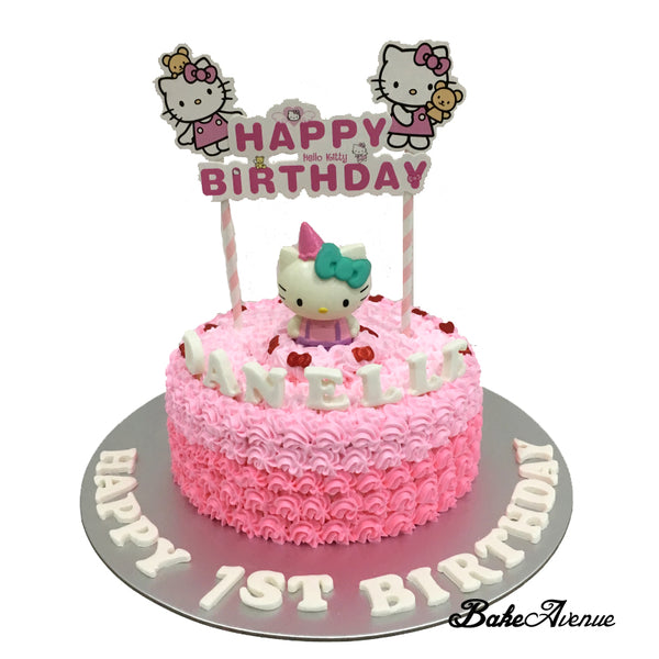 Hello Kitty Topper Ombre Cake (Design 1)