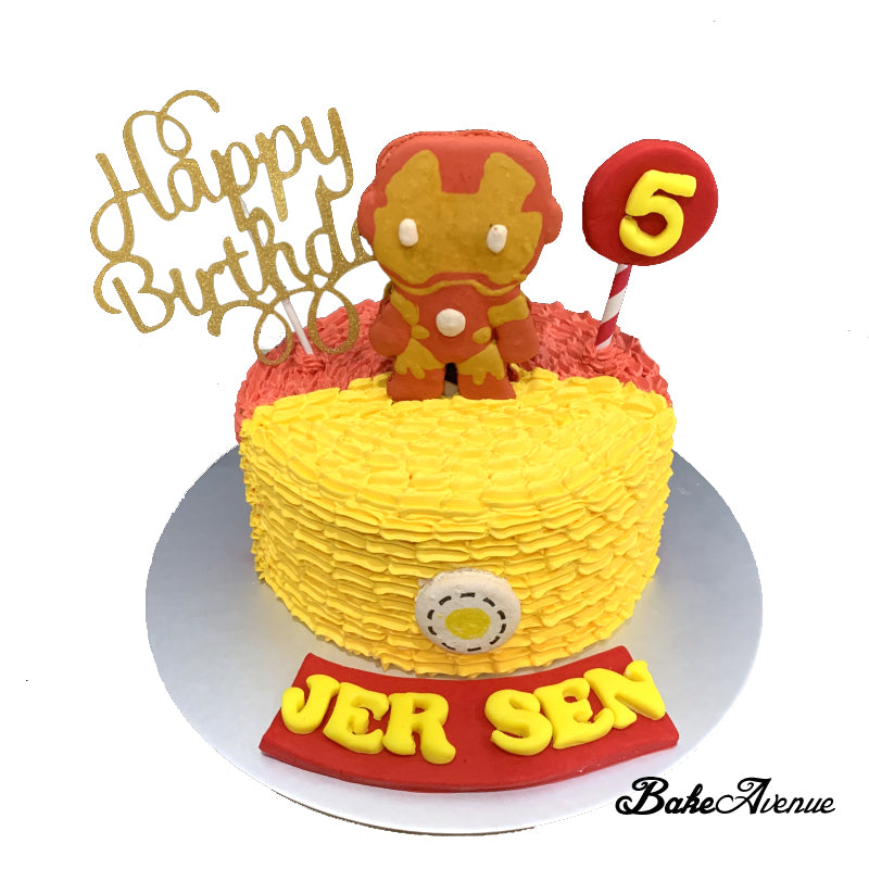 Ironman and spiderman cake | Spiderman birthday cake, Dinosaur birthday  cakes, Spiderman cake