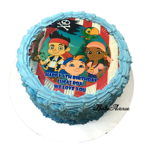 Jake the Pirate Ombre Cake