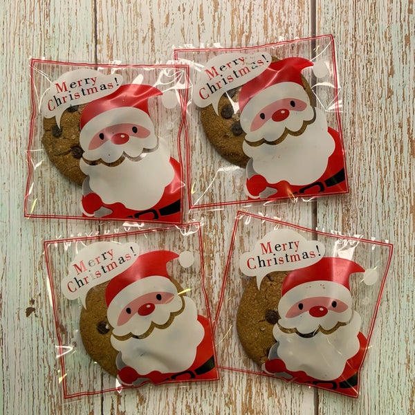 Christmas Cookies - Big Chocolate Chips Cookie in a Christmas Packaging Bag - $2.80 each