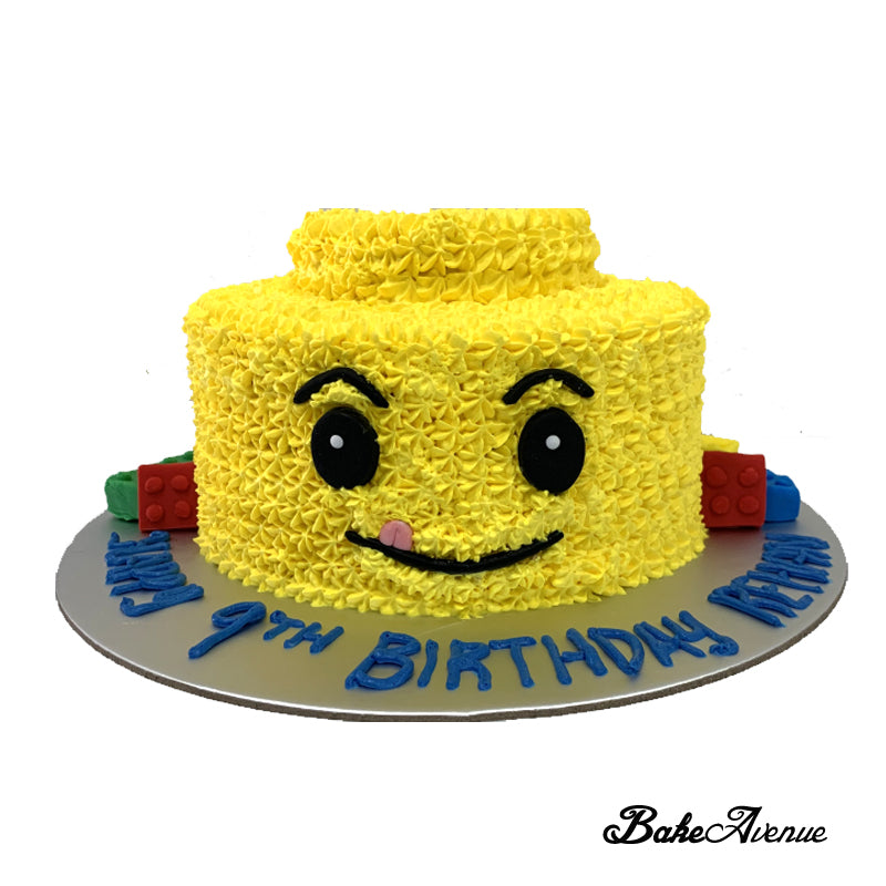 Lego Face Cake