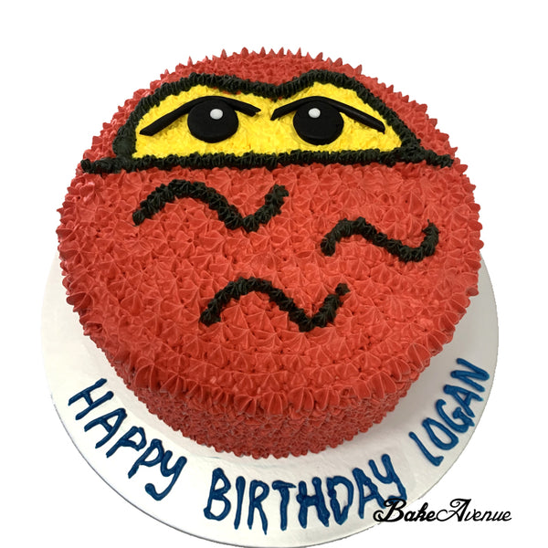 Lego Face Cake - Ninjago (Kai)