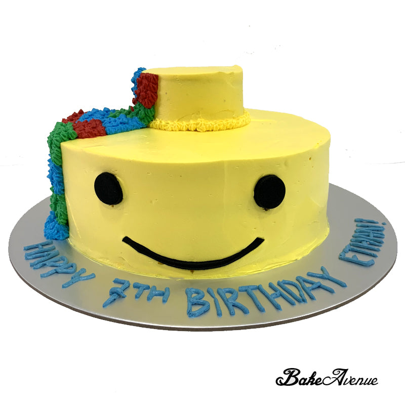 Lego Themed Cake - 6 inch round (feeds 8-10) | scrumpoptious