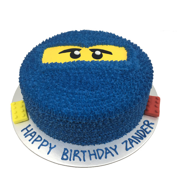 Lego Face Cake - Ninjago (Jay)