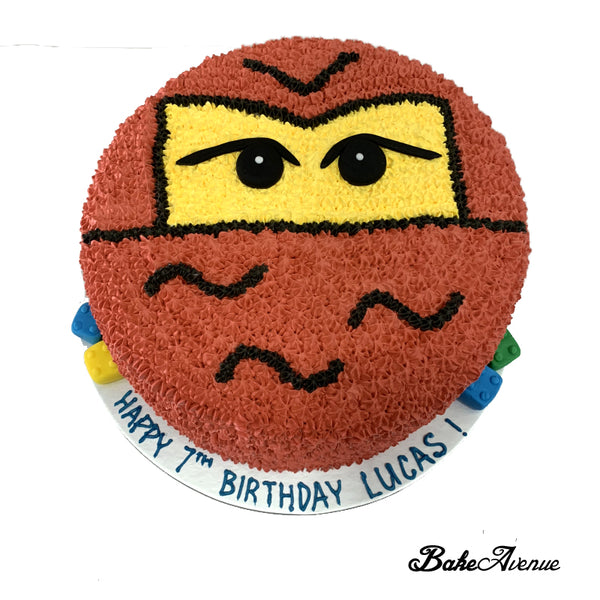 Lego Face Cake - Ninjago (Kai)