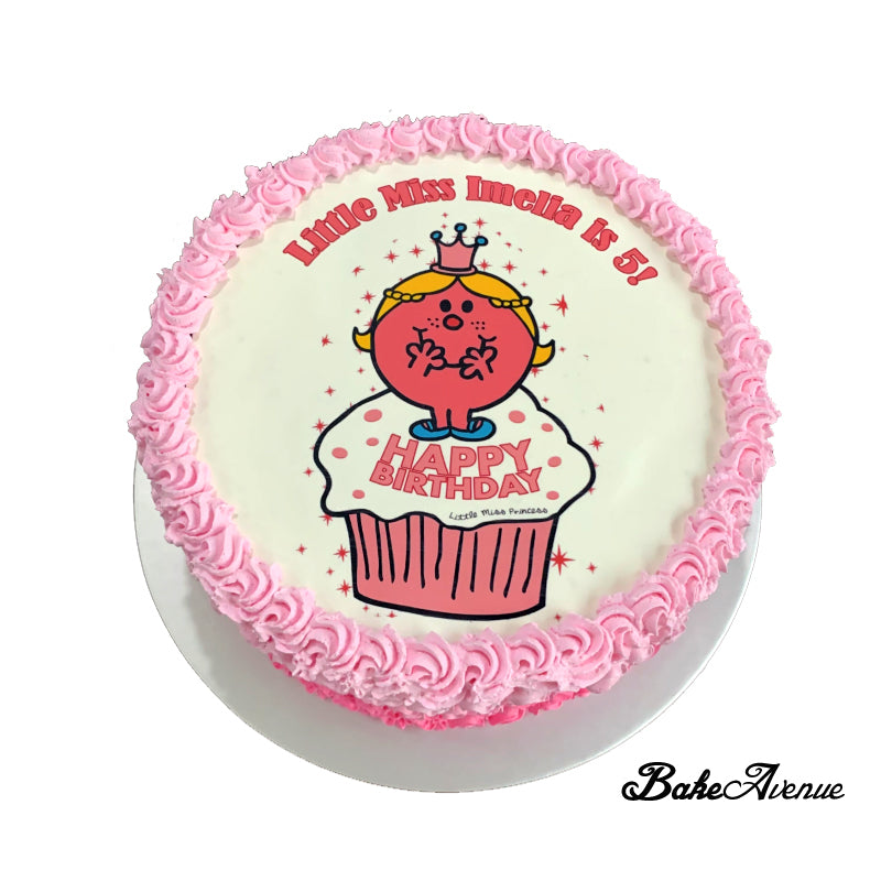 Little Miss icing image Ombre Cake