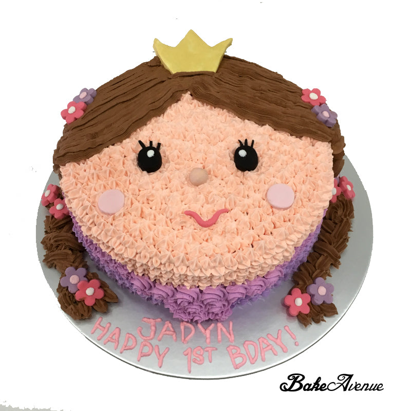 Premium Photo | Baby cake idea, cute deer face cake design