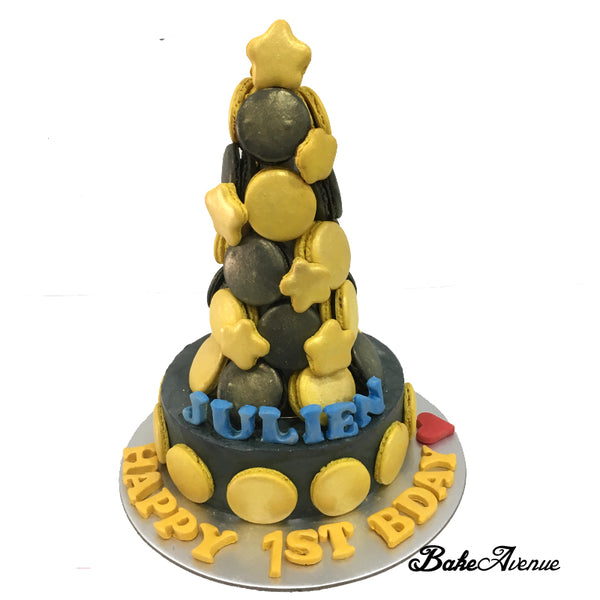 Macaron Tower (Star Theme) Cake