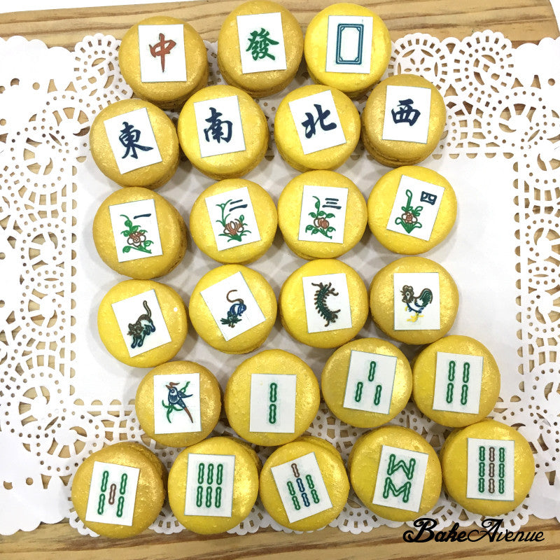 Mahjong Gold Macarons